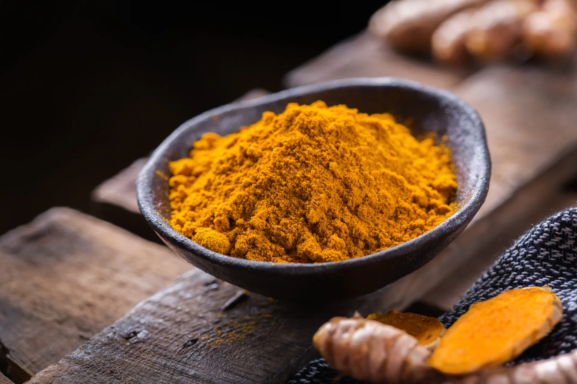 Turmeric and traditional Ayurvedic ingredients